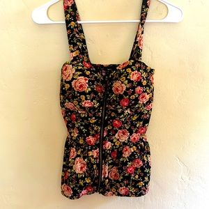 Floral bodice top